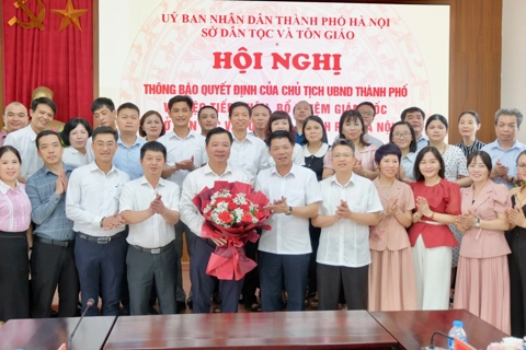 Ông Nguyễn Sỹ Trường nhận nhiệm vụ Giám đốc Sở Dân tộc và Tôn giáo Hà Nội