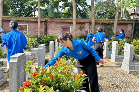 Tháng 7 tri ân của Đoàn viên thanh niên xã Sóc Sơn