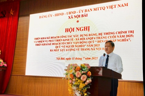 Xã Nội Bài: phấn đấu hoàn thành đại hội các chi, đảng bộ trong tháng 7/2025