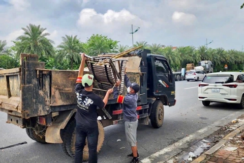 Xã Nội Bài: chấn chỉnh trật tự giao thông, mỹ quan đô thị dịp 2/9