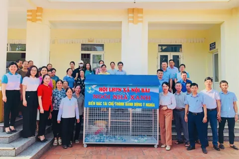 Xã Nội Bài khánh thành mô hình “Ngôi nhà xanh - Biến rác tái chế thành hành động ý nghĩa”