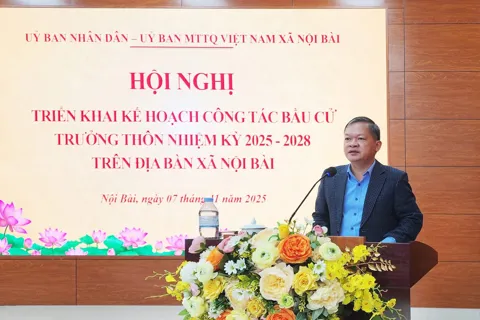 Xã Nội Bài dự kiến bầu 24 trưởng thôn, khu, tổ dân cư vào ngày 7/12/2025