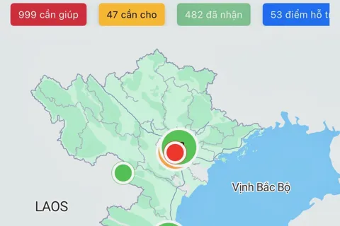 Cuutro.JCI.vn - phần mềm hỗ trợ cứu trợ người dân vùng bị ảnh hưởng bởi thiên tai
