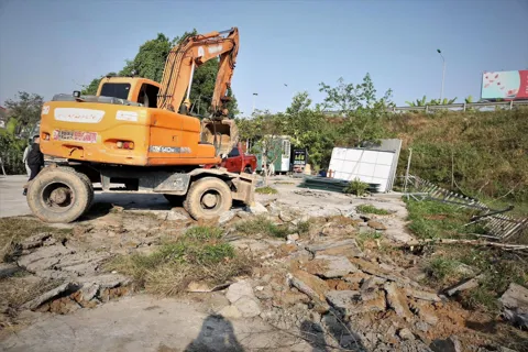 Xã Sóc Sơn: chấn chỉnh vi phạm lòng đường, vỉa hè