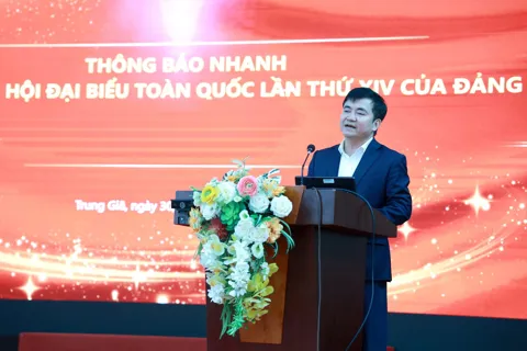 Tổ chức sinh hoạt chuyên đề về kết quả Đại hội XIV của Đảng trong toàn Đảng bộ xã Trung Giã