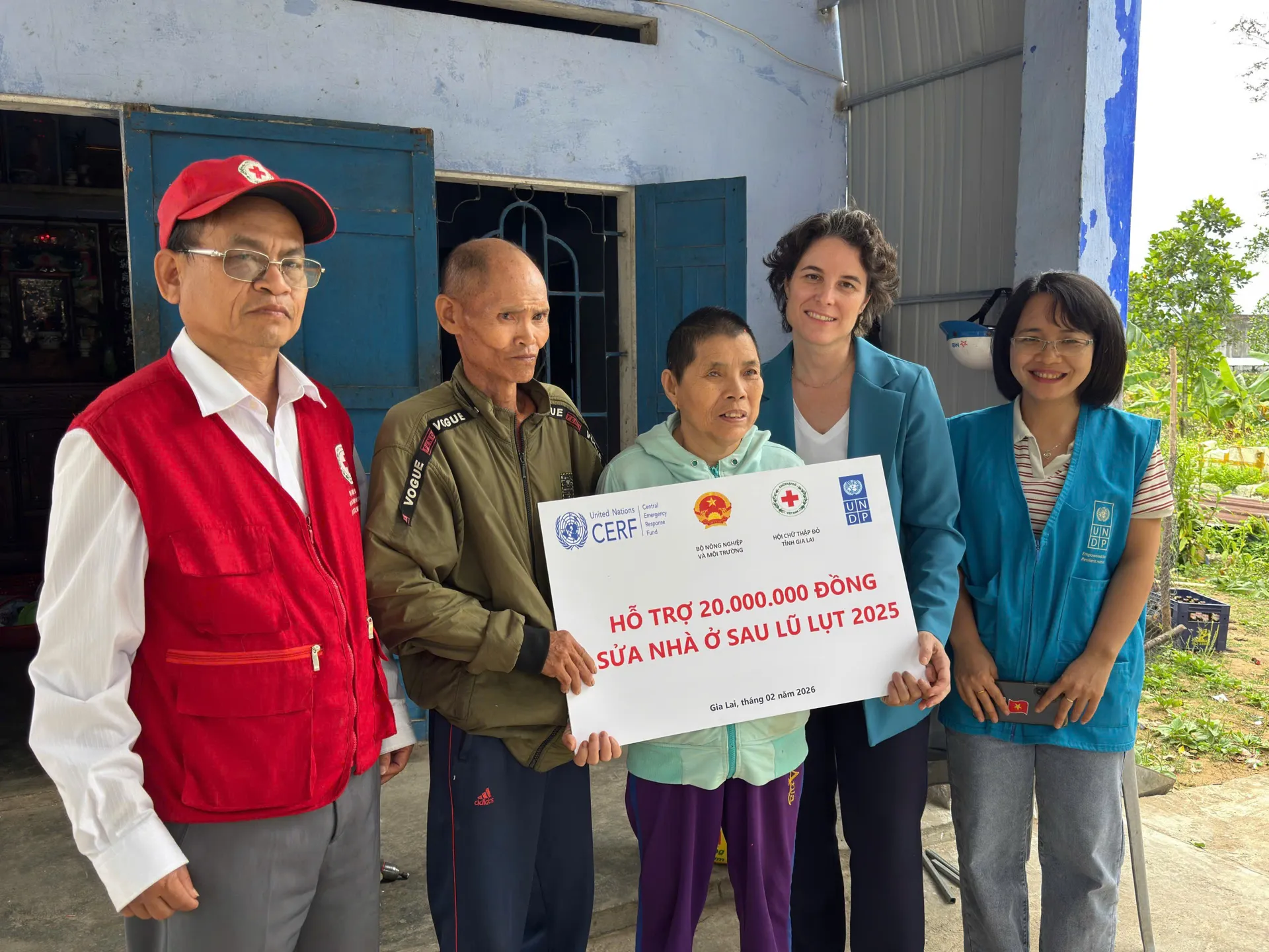 UNDP hỗ trợ tiền mặt và khôi phục nhà ở cho hơn 3.000 hộ dân bị ảnh hưởng thiên tai trước Tết Bính Ngọ 2026