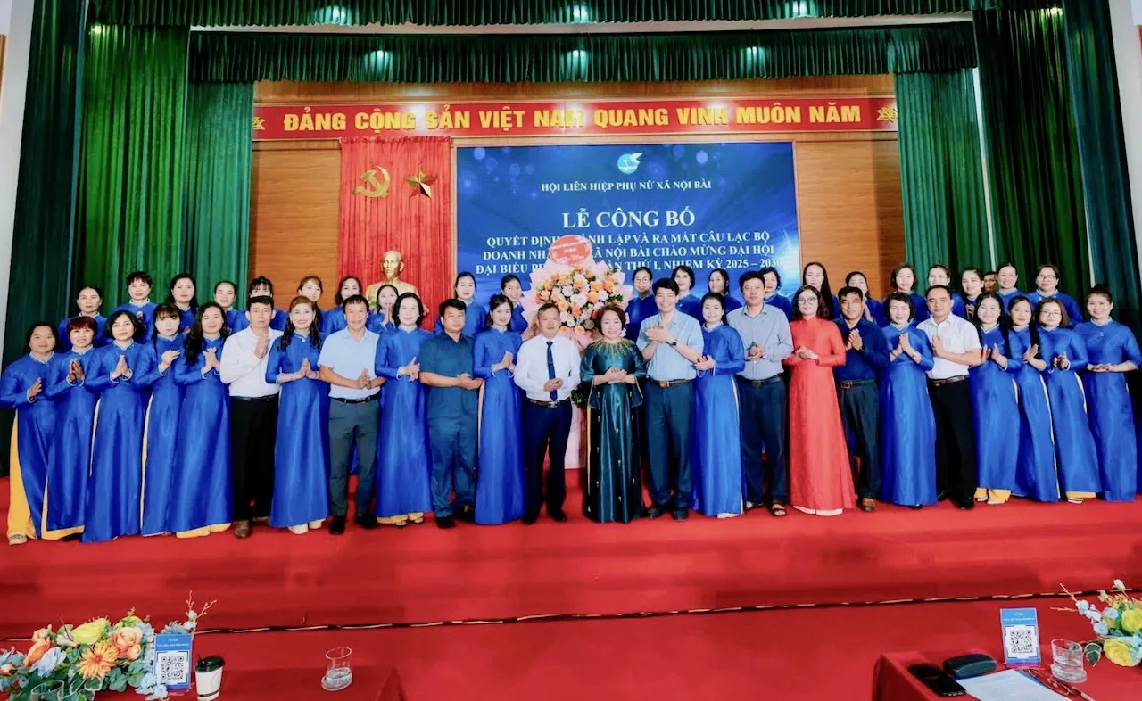 Thành lập Câu lạc bộ Doanh nhân nữ xã Nội Bài
