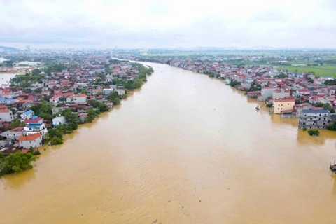 Lũ sông Cầu lên trên báo động 2, Hà Nội và 3 tỉnh khẩn trương ứng phó