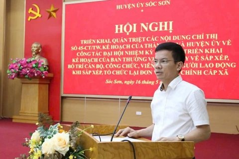 Huyện Sóc Sơn: hướng đến chính quyền cấp xã gần dân, sát dân, hoạt động hiệu lực, hiệu quả
