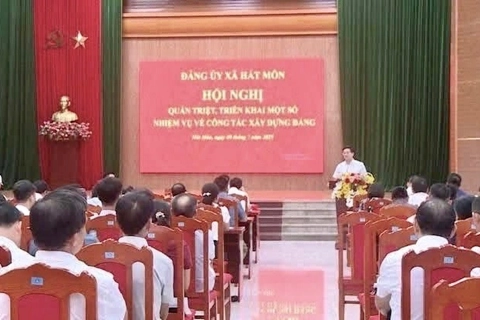 Hà Nội: chuẩn bị chu đáo cho Đại hội Đảng bộ xã Hát Môn lần thứ I