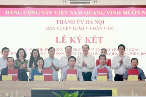 Hà Nội: thi đua trong công tác tuyên truyền, vận động giải phóng mặt bằng các công trình trọng điểm

