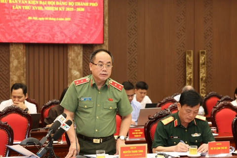 Trung tướng Nguyễn Thanh Tùng giữ chức Bí thư Đảng ủy Công an thành phố Hà Nội