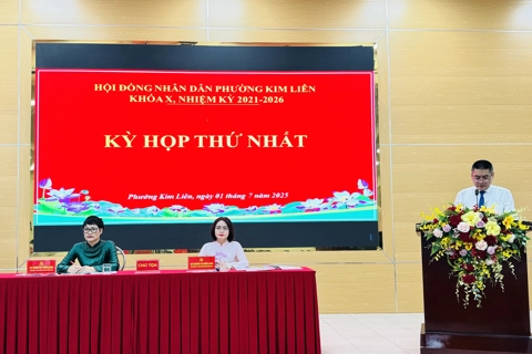 Phường Kim Liên tập trung khẩn trương bắt tay ngay vào công việc
