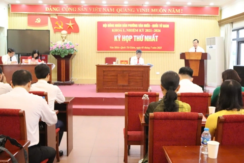 HĐND phường Văn Miếu - Quốc Tử Giám phê chuẩn công tác nhân sự và nhiều nội dung quan trọng
