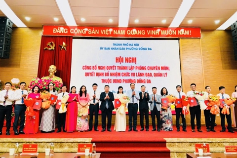 Phường Đống Đa hoàn thành việc thành lập bộ máy, tổ chức