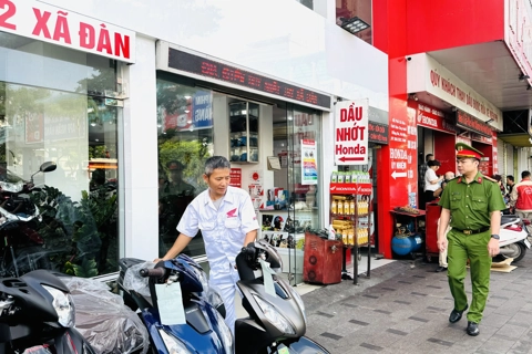 Phường Văn Miếu - Quốc Tử Giám ra quân tháng cao điểm đảm bảo trật tự đô thị