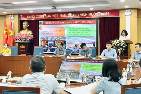 Phường Ô Chợ Dừa triển khai lấy ý kiến về thay đổi tên các tổ dân phố