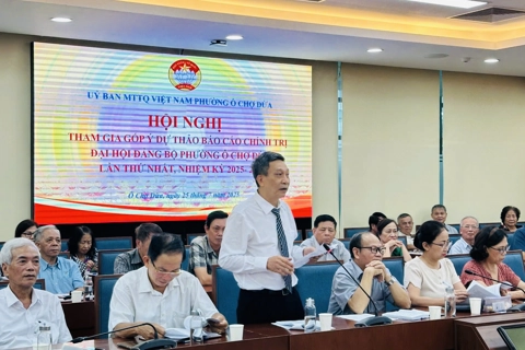 Phát huy trí tuệ, xây dựng Văn kiện Đại hội Đảng bộ Ô Chợ Dừa lần thứ I