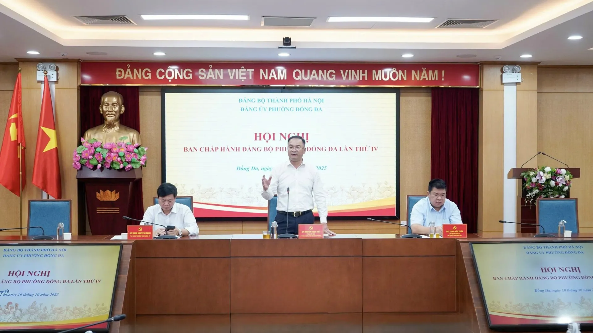 Phường Đống Đa quyết tâm thực hiện thắng lợi Nghị quyết Đại hội lần thứ Nhất