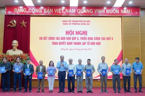 Phường Đống Đa thành lập 59 Tổ Dân vận ở các khu dân cư