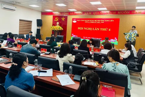 Đảng bộ phường Kim Liên tập trung hoàn thành các nhiệm vụ năm 2025