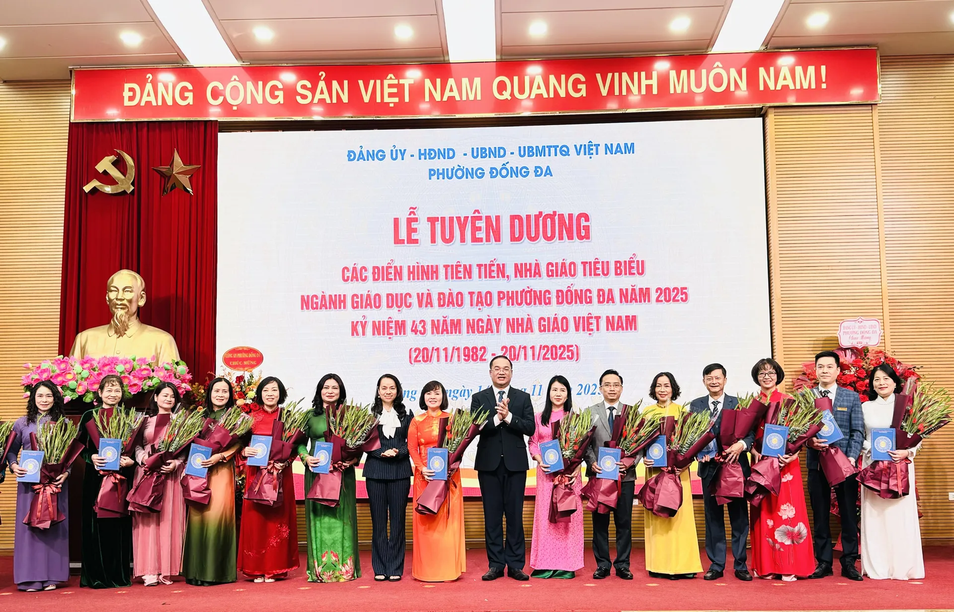 Phường Đống Đa tuyên dương các nhà giáo điển hình tiên tiến