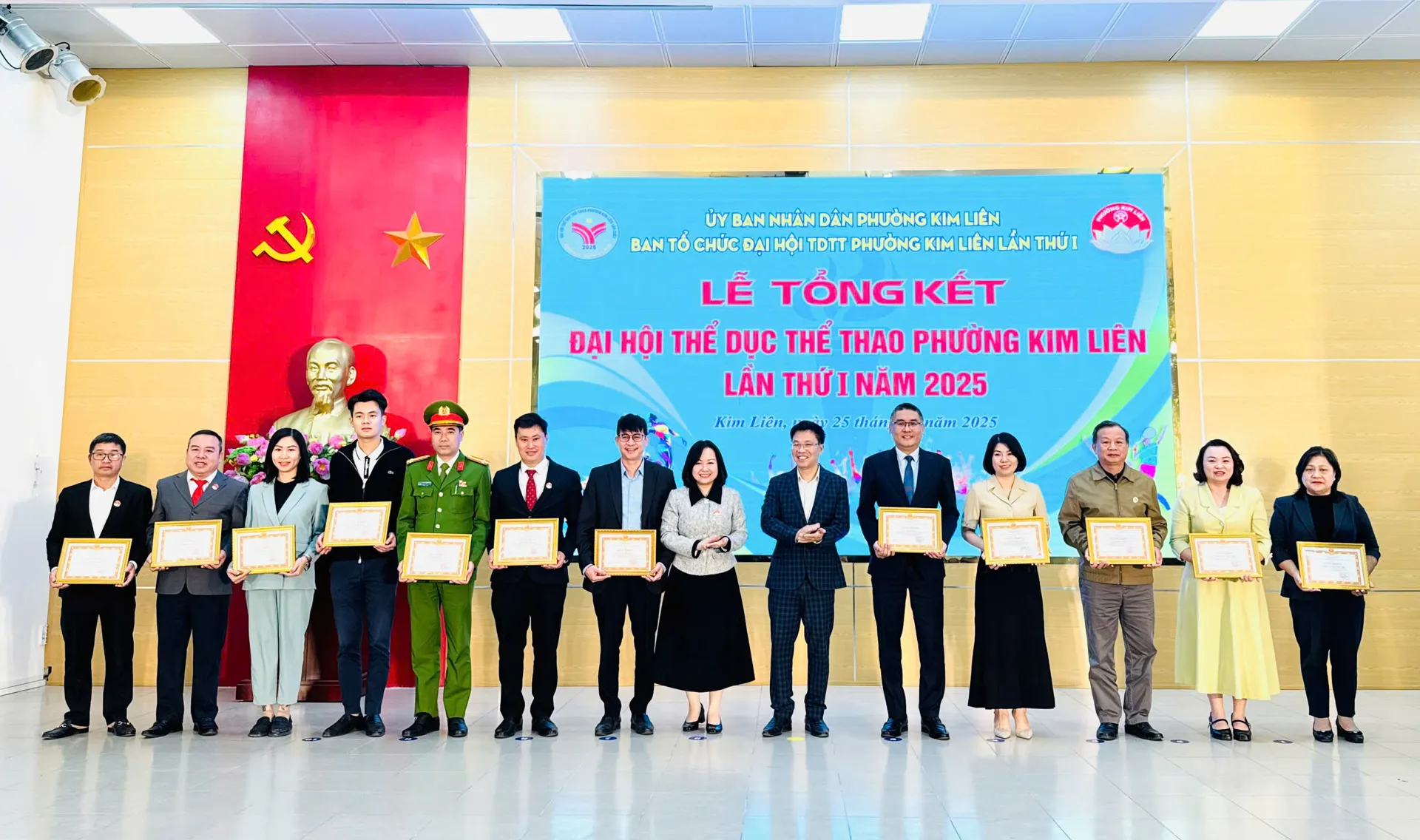 Phường Kim Liên tổng kết Đại hội Thể dục Thể thao lần thứ I năm 2025