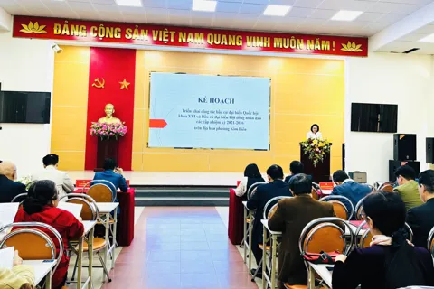 Phường Kim Liên triển khai công tác bầu cử đại biểu Quốc hội khóa XVI và HĐND các cấp nhiệm kỳ 2026-2031