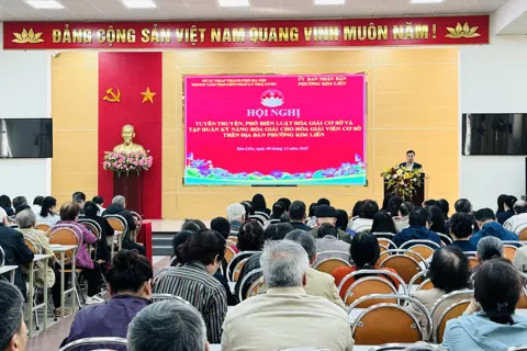 Phường Kim Liên tập huấn, tăng cưỡng kỹ năng cho các hoà giải viên cơ sở