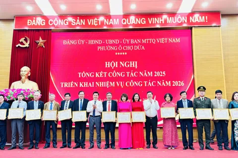 Đảng ủy phường Ô Chợ Dừa triển khai nhiệm vụ công tác năm 2026