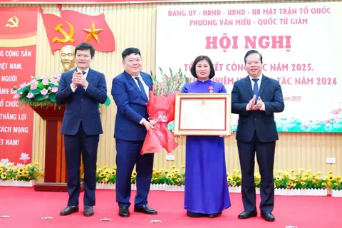 Phường Văn Miếu – Quốc Tử Giám đạt và vượt 13/13 chỉ tiêu năm 2025