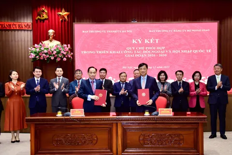 Hà Nội tăng cường phối hợp với Bộ Ngoại giao trong công tác đối ngoại, hội nhập quốc tế