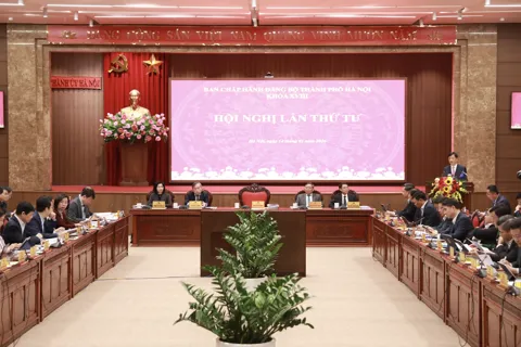 Hội nghị lần thứ tư Ban Chấp hành Đảng bộ TP Hà Nội khóa XVIII bàn thảo 9 nội dung quan trọng
