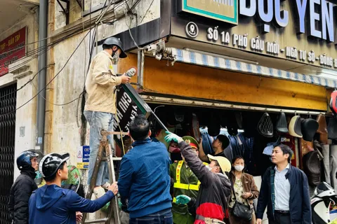 Phường Đống Đa tổ chức lại chợ dân sinh trên phố Cầu Mới
