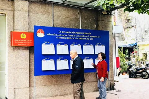 Phường Kim Liên bảo đảm tiến độ chuẩn bị cho công tác bầu cử