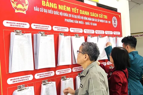 Phường Văn Miếu – Quốc Tử Giám bảo đảm tiến độ chuẩn bị cho ngày bầu cử