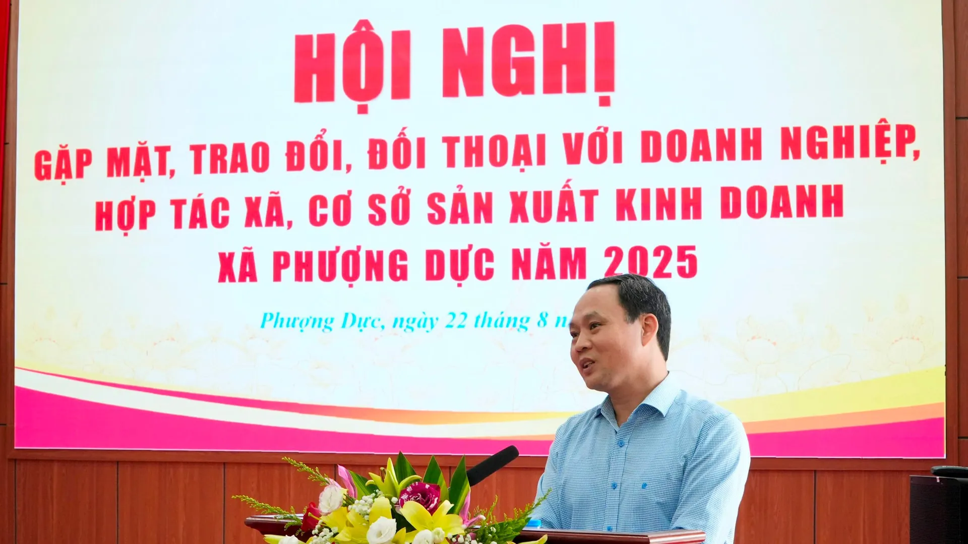 Xã Phượng Dực luôn đồng hành cùng doanh nghiệp để thúc đẩy phát triển kinh tế