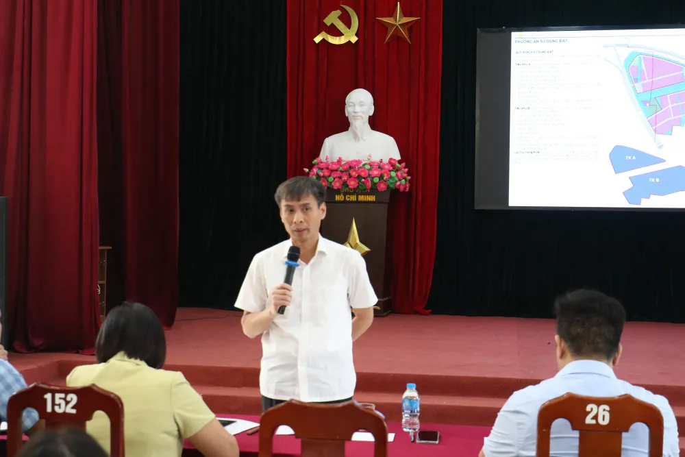 Xã Hồng Vân lấy ý kiến xây dựng Khu công nghiệp Bắc Thường Tín 