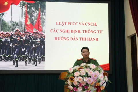 Xã Chương Dương tập huấn nâng cao hiệu quả PCCC cho 100 cơ quan, doanh nghiệp