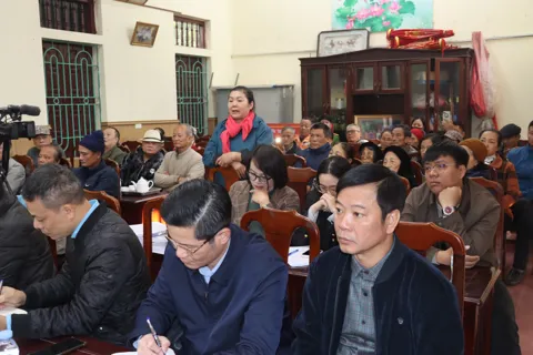 Xã Phú Xuyên mong muốn người dân phối hợp kiểm đếm phục vụ dự án CCN làng nghề Nam Tiến
