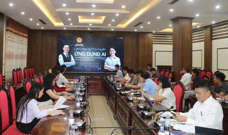 Xã Phú Xuyên tập huấn chuyên đề “Ứng dụng trí tuệ nhân tạo AI”
