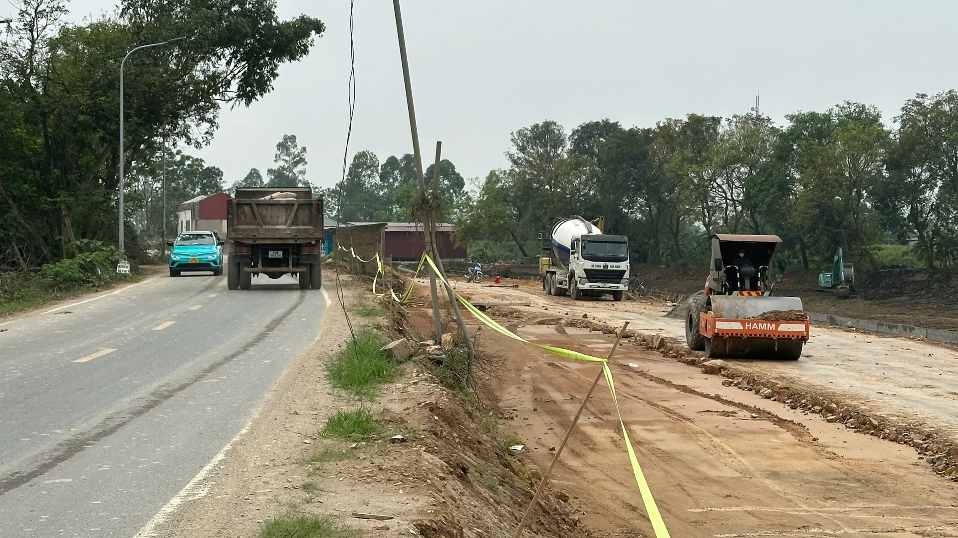 Tăng tốc thi công dự án nâng cấp đường 429 qua huyện Phú Xuyên