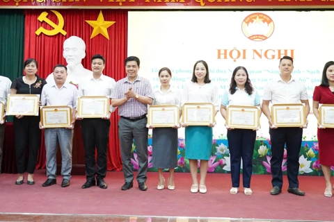 Lan tỏa phong trào " Sáng - Xanh - Sạch - Đẹp" ở huyện Thường Tín
