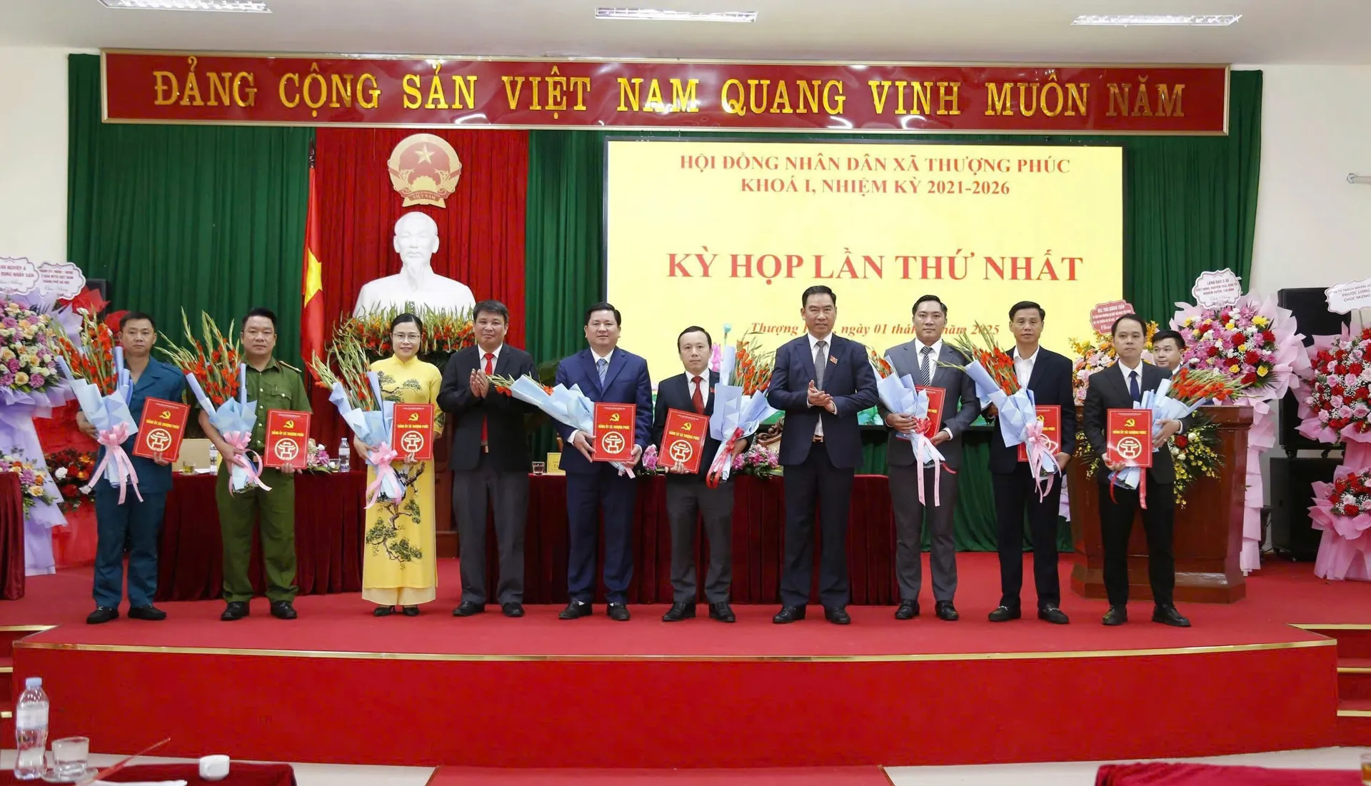HĐND xã Thượng Phúc tổ chức thành công Kỳ họp thứ Nhất