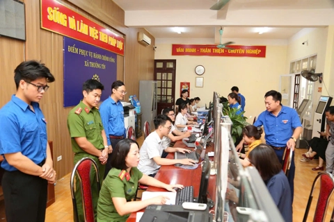 Xã Thường Tín đứng vị trí thứ 3 “Bộ chỉ số phục vụ người dân” tháng 8/2025