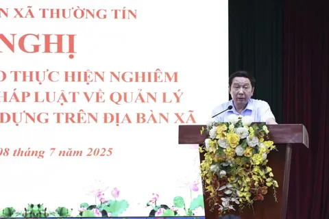 Thường Tín quyết liệt xử lý vi phạm luật đất đai và trật tự xây dựng
