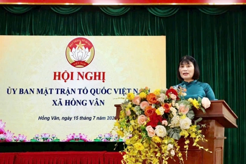 Uỷ ban MTTQ xã Hồng Vân tổ chức hội nghị lần thứ nhất