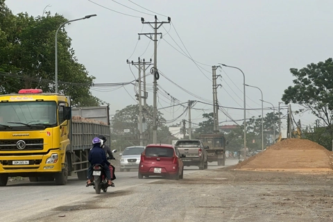 Đẩy nhanh tiến độ thi công dự án mở rộng đường 429 qua xã Phượng Dực