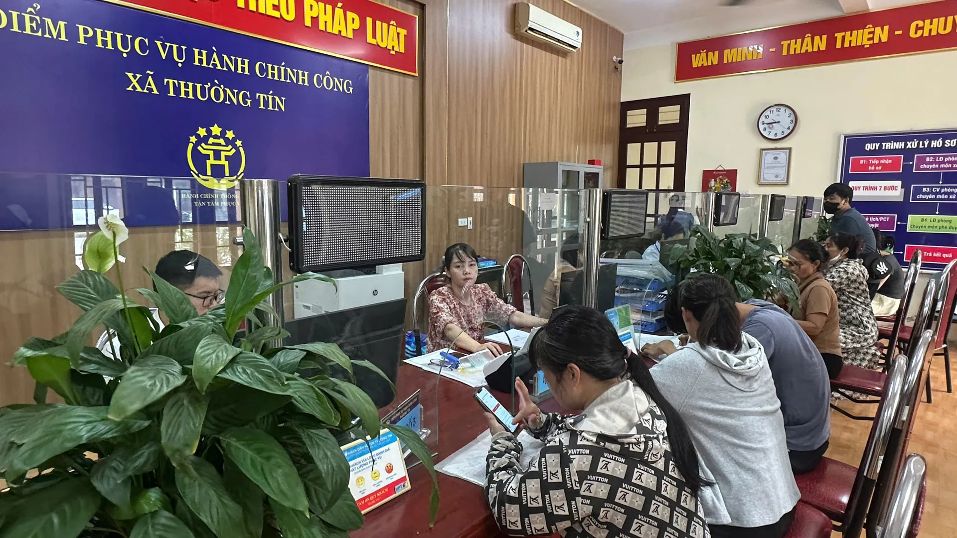 Xã Thường Tín đứng tốp đầu “Bộ chỉ số phục vụ người dân” tháng 7/2025

