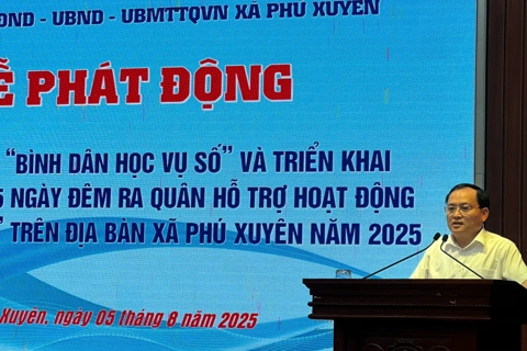 Xã Phú Xuyên lấy chuyển đổi số là nhiệm vụ trọng tâm
